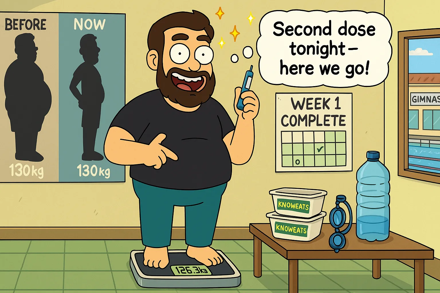 Week 1 Complete: Second Dose Tonight