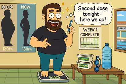 Week 1 Complete: Second Dose Tonight